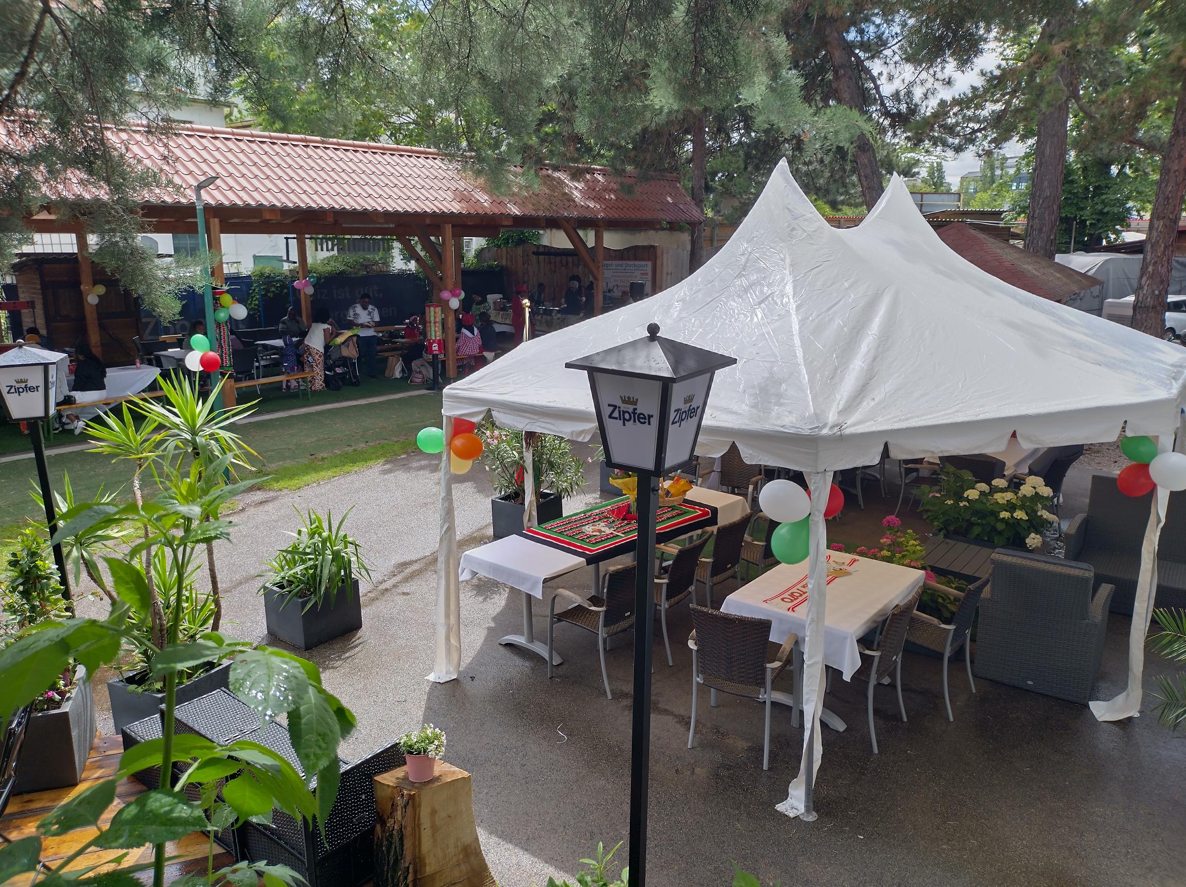 Zelt Terrasse 2